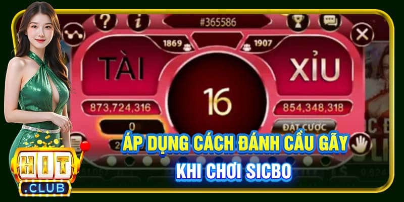 Áp dụng cách đánh cầu gãy khi chơi Sicbo 